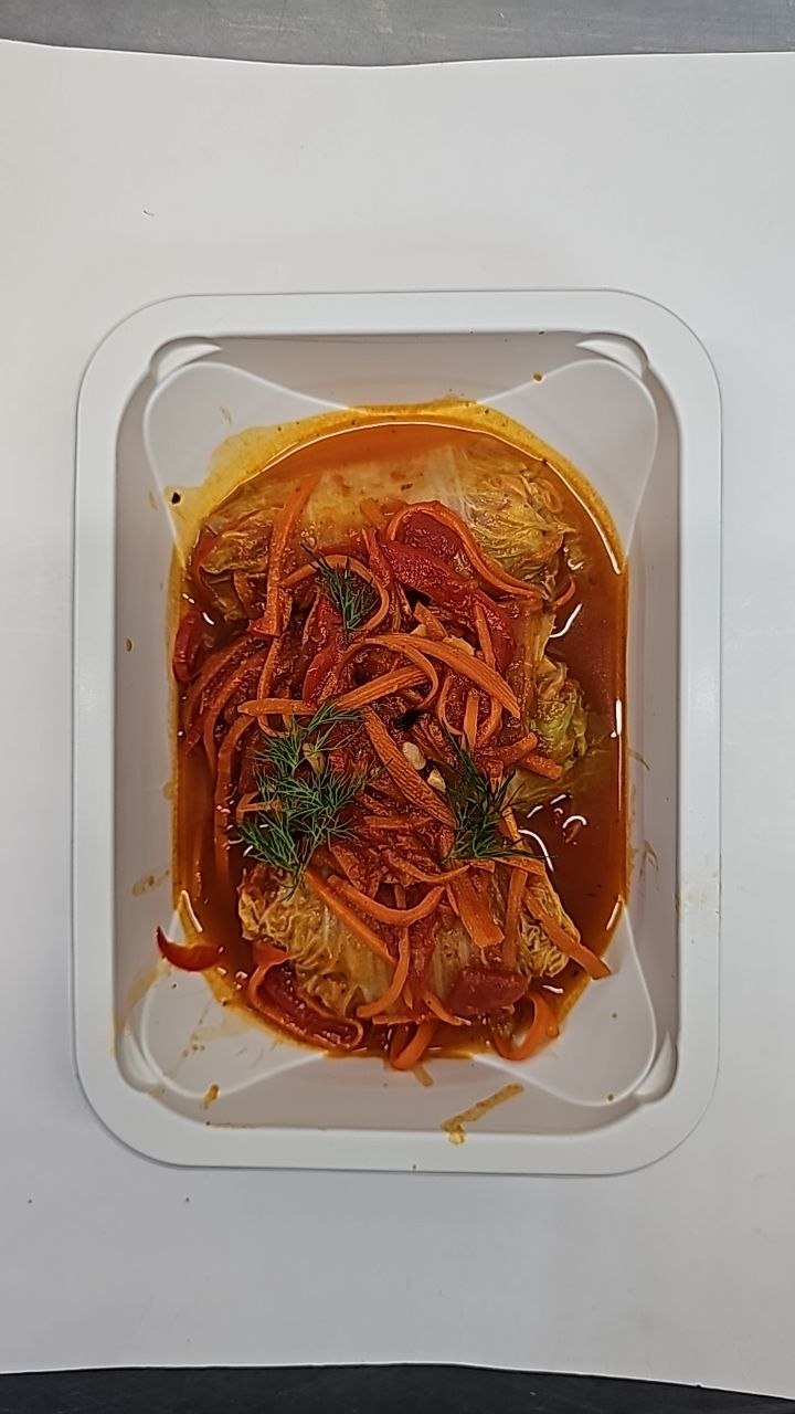 Голубцы с цыпленком, булгуром и овощами